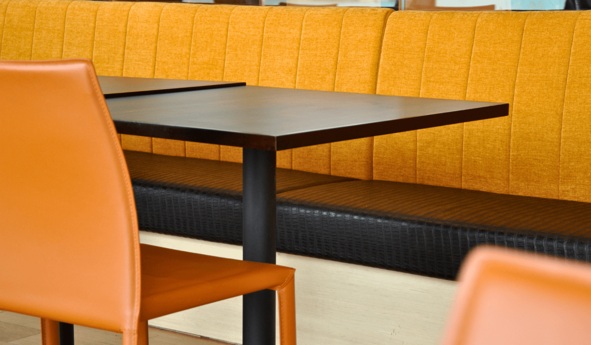 The Art and Science of Restaurant Booth Upholstery: The Role of Color in Design